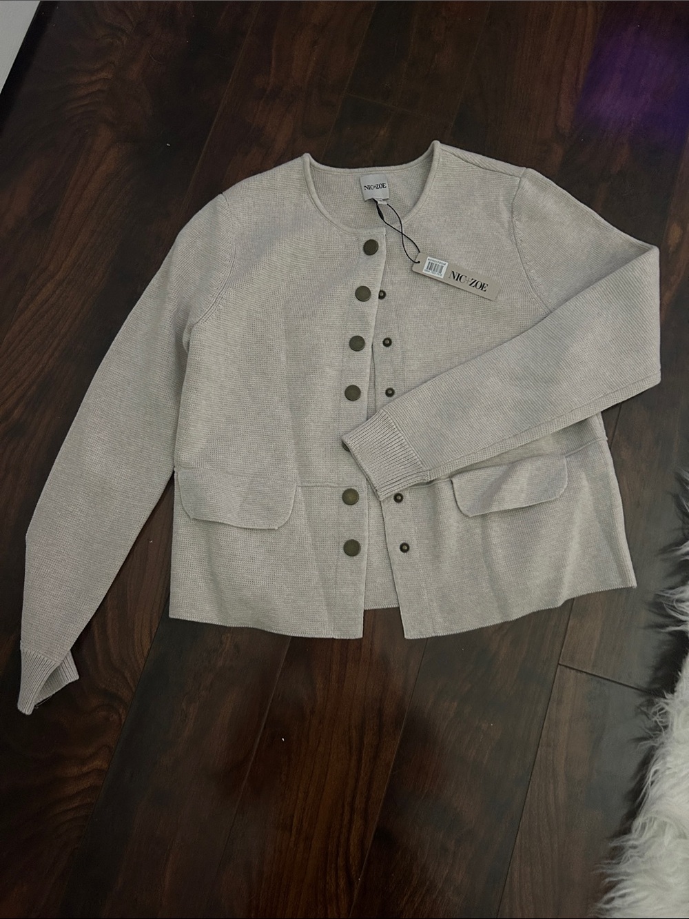 NIC+ZOE sugar cookie sweater